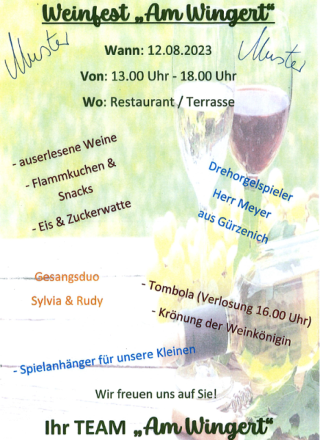 2023 0812 Weinfest Am Wingert