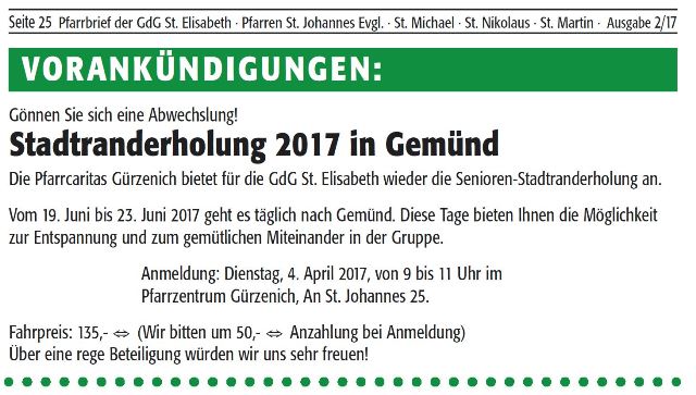 2017 0404 Anmeldetag Senioren Stadtranderholung